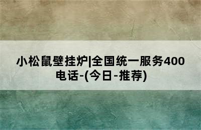 小松鼠壁挂炉|全国统一服务400电话-(今日-推荐)